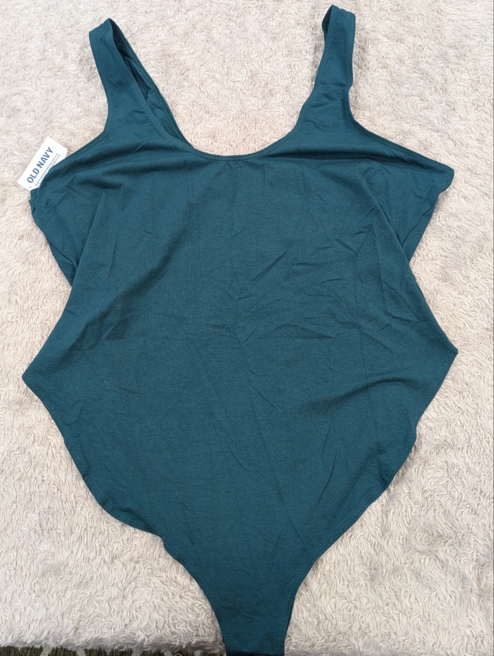 NWT Old Navy Bodysuit In Jet Stream Blue Green Sz XL - Picture 3 of 5